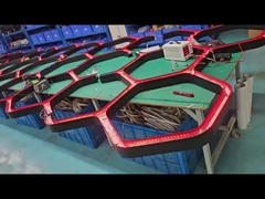 Hexagon LED Linear Light Luz LED personalizada para Shopping Mall