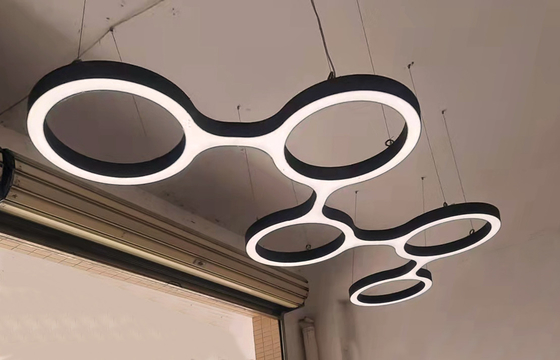 qualidade Lâmpadas de pendente de círculo LED de alumínio SMD5630 fábrica