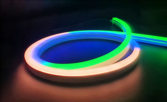 24V LED Neon Flex RGBW Neon Flexível Strip Light DMX512 Controle SPI