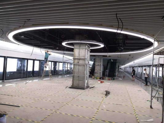 Lâmpada de anel LED personalizada CR3600 Lâmpada de teto suspenso circular